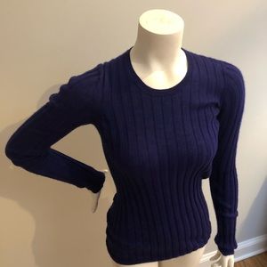 JilSander Blue Form Fitting Top